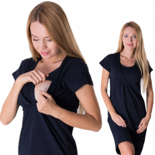 Anda L/XL košieľka na kojenie, bavlna, krátke rukávy